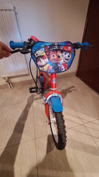 Bicicleta Patrulla Canina Roja