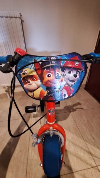 Bicicleta Patrulla Canina Roja