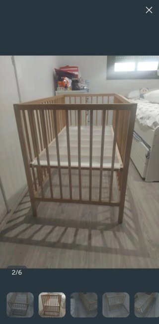 Cuna de madera