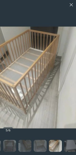 Cuna de madera