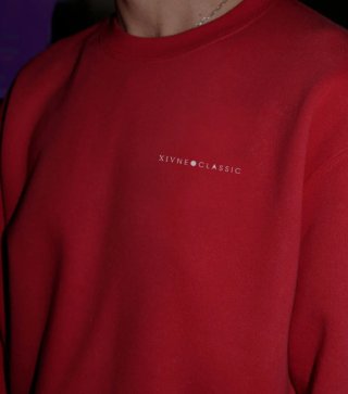 Sudadera Alter Roja con Dibujo de Diablo