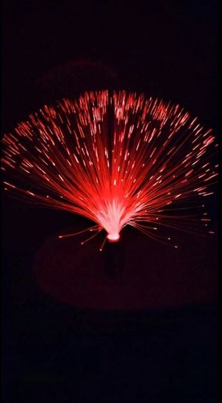 Candeeiro em Fibra Optica - Led - artigo decorativ