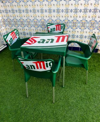 Mesa y 4 sillas San Miguel