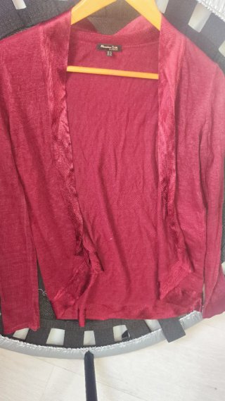 Chaquetilla Massimo Dutti Roja Talla XS