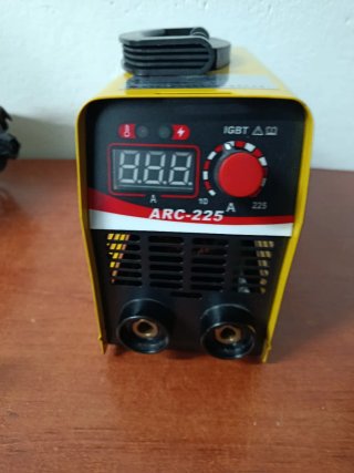 Máquina Soldar Inverter ARC-225 + Careta