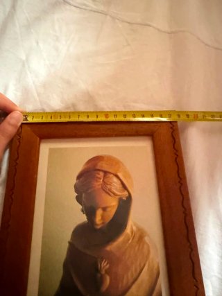 Cuadro Virgen  TAMBIEN SE PUEDE VENDER SOLO MARCO