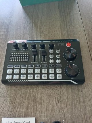 Tarjeta de Sonido F998 Mesa Mezcla Profesional