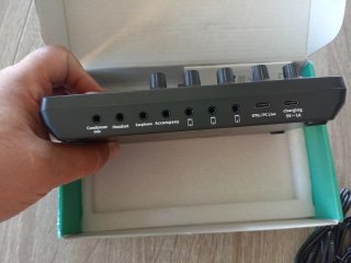 Tarjeta de Sonido F998 Mesa Mezcla Profesional