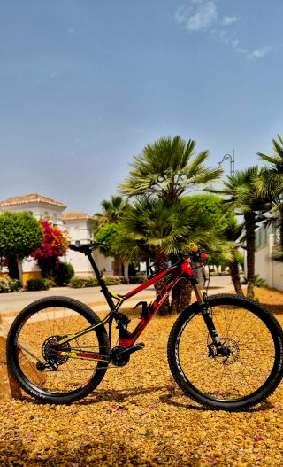 Mountain bike a sospensione completa 29" in carbonio