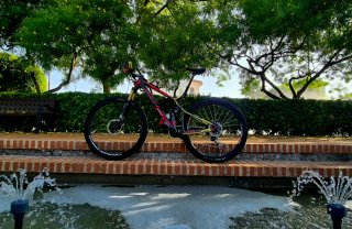 Mountain bike a sospensione completa 29" in carbonio