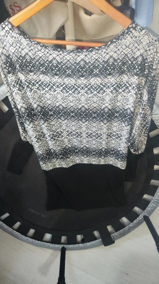 Blusa estampada manga larga