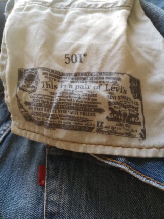 Jeans Levi's 501 vintage uomo taglia W40 L32