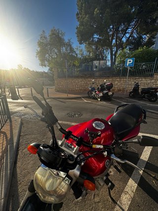 Yamaha FZ6 Naked 2005 Roja/Plata