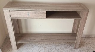 Consola recibidor madera clara