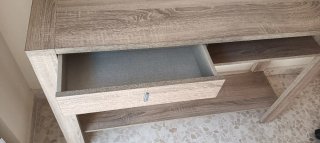 Consola recibidor madera clara