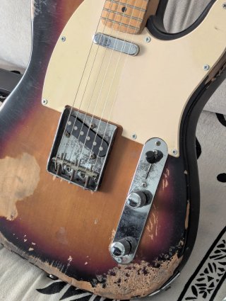 Guitarra Telecaster Sunburst a medida