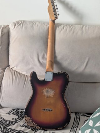 Guitarra Telecaster Sunburst a medida