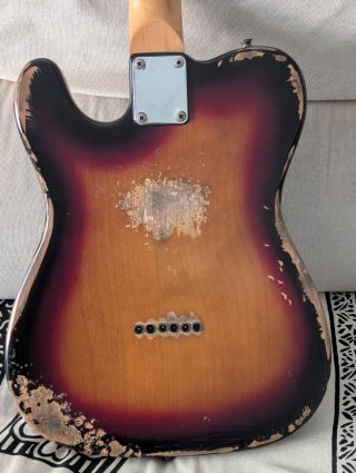 Guitarra Telecaster Sunburst a medida
