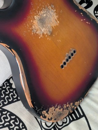 Guitarra Telecaster Sunburst a medida