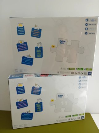 2 Puzzles Super Maxi Spiderman y Paw Patrol