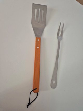 Espátula y Tenedor Barbacoa