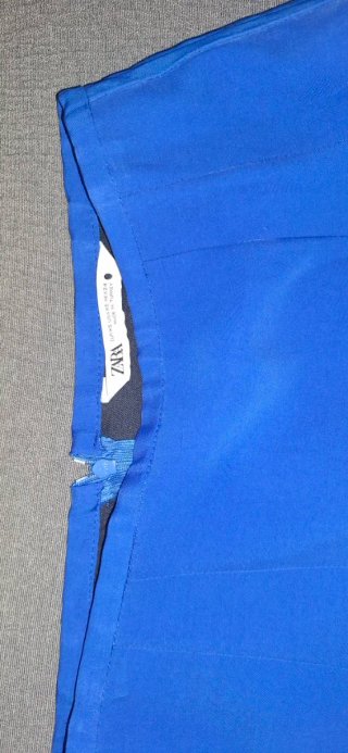 Falda Zara azul