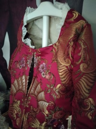 Corpiño de fallera beige con volantes
