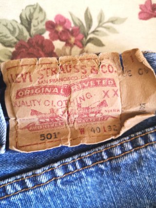 Jeans Levi's 501 Vintage W40 Taglia 54