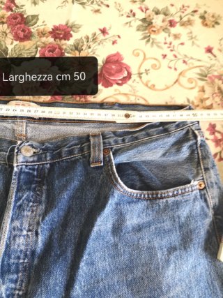 Jeans Levi's 501 Vintage W40 Taglia 54