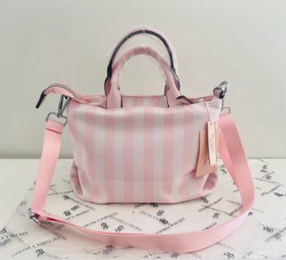 Bolso mini Victoria's Secret rayas