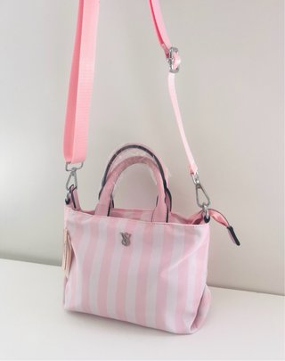 Bolso mini Victoria's Secret rayas