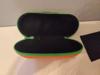Gafas infantiles rosas con funda marca nano