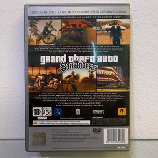 Grand Theft Auto: San Andreas PS2 Platinum