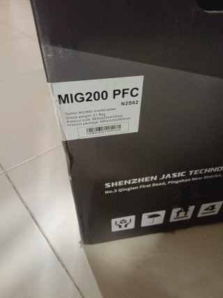 Soldadora Jasic MIG200 PFC
