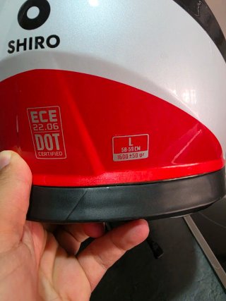 Casco Moto Shiro katana orbe Talla L