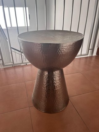 Taburete/Mesita Zara Home Metal Martelé
