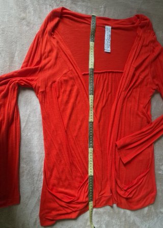 Cardigan Zara Rosso