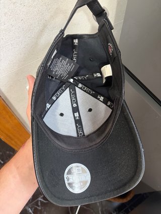 Gorra New Era Piel Negra 9FORTY