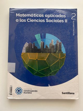 Matemáticas aplicadas a las Ciencias Sociales I...