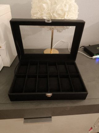 Scatola porta orologi 12 posti