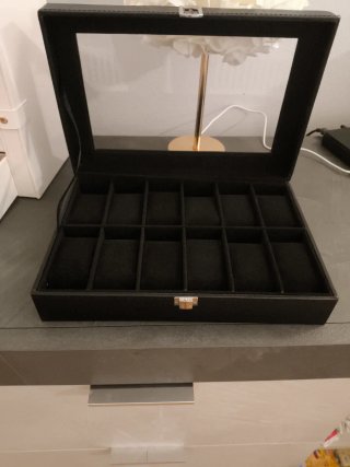 Scatola porta orologi 12 posti