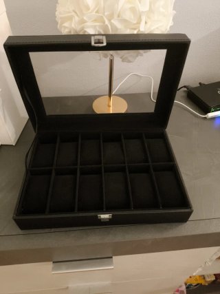 Scatola porta orologi 12 posti