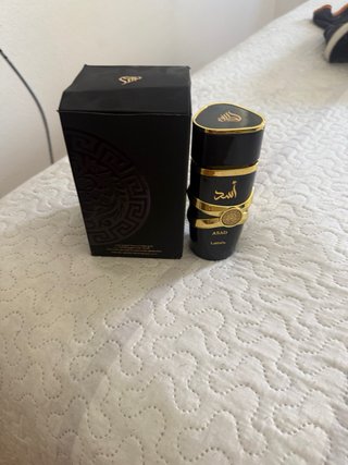Perfume  Hombre Negro/Dorado
