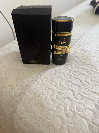 Perfume  Hombre Negro/Dorado
