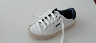 Zapatillas Mustang niño blancas