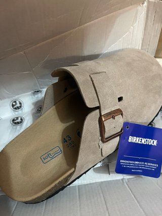 Scarpe Birkenstock Beige/Grigio Uomo
