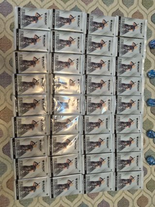 36 Sobres Magic MTG Final Fantasy Inglés + 5 dados