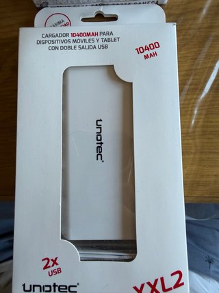 Batería Externa Unotec XXL 10400 mAh