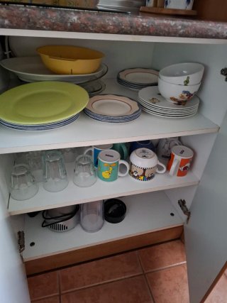 Cocina modular madera