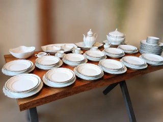 Vajilla Bidasoa Carlos 4 piezas porcelana
